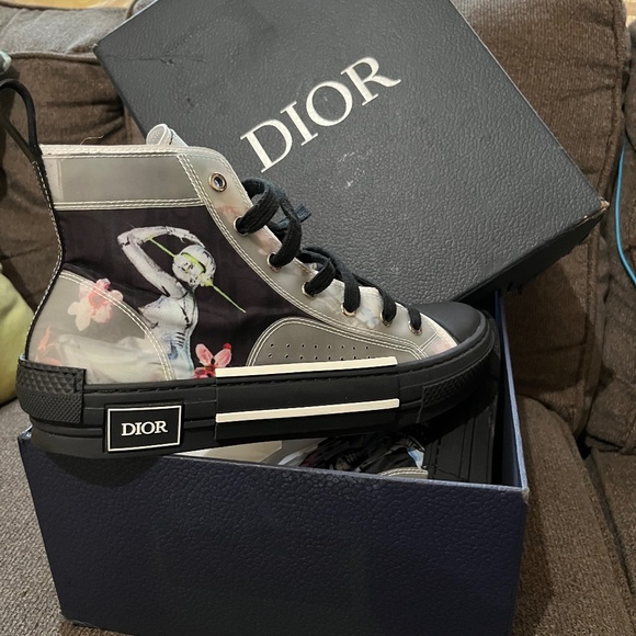 Dior Hajime Sorayama x B23 High Robot Tropical - Black Kim Jones Collection - Picture 1 of 5